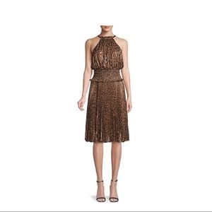 BCBGMAXAZRIA Leopard-Print Dress